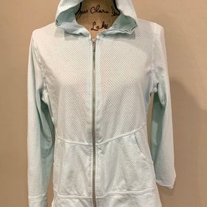 Athleta Light Blue Hooded Sweatshirt